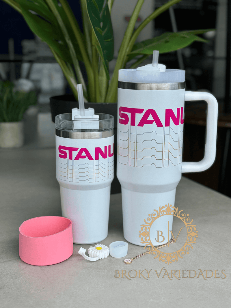 Termo Stanley Quencher 2X1 + accesorios - [40 oz y 20 oz]