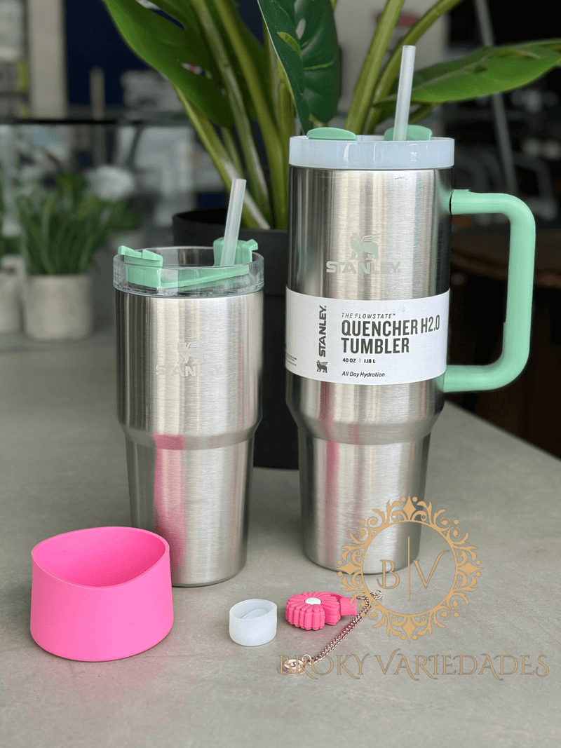 Termo Stanley Quencher 2X1 + accesorios - [40 oz y 20 oz]