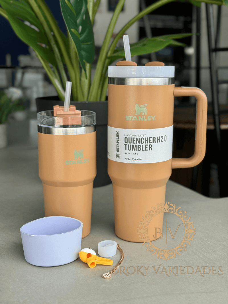 Termo Stanley Quencher 2X1 + accesorios - [40 oz y 20 oz]